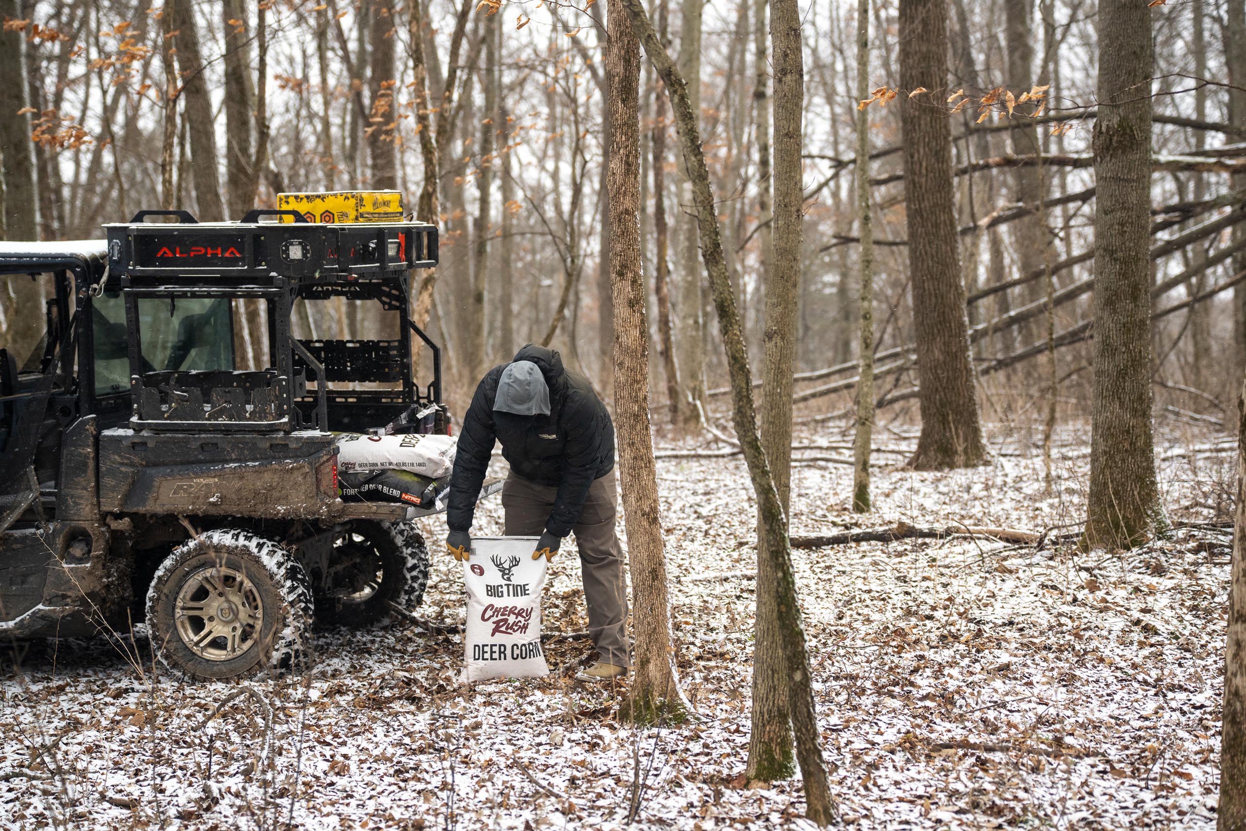 Big Tine Cherry Rush Deer Corn Pallet