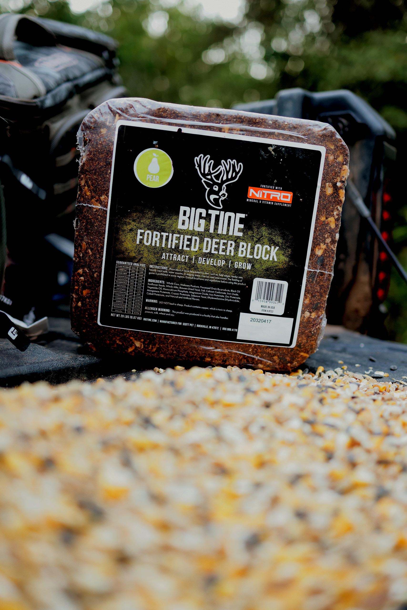 BIG TINE FORTIFIED DEER BLOCK PEAR