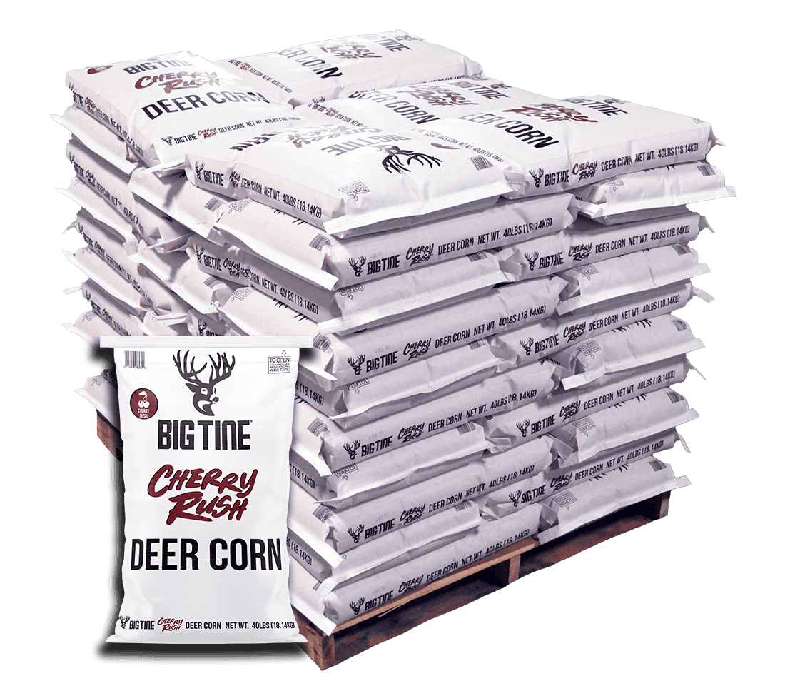 Big Tine Cherry Rush Deer Corn Pallet